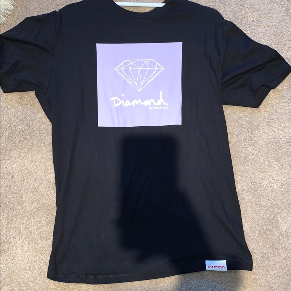 Purple Diamond Logo Tee